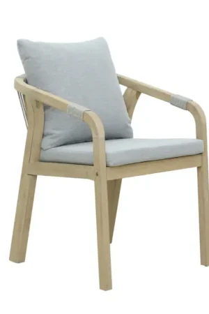 Alora dining tuinstoel | hardhout + touw | Light Grey Koop Online