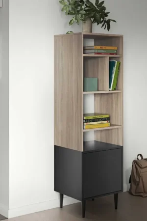Boekenkast Horizon klein - eik/zwart Favoriet