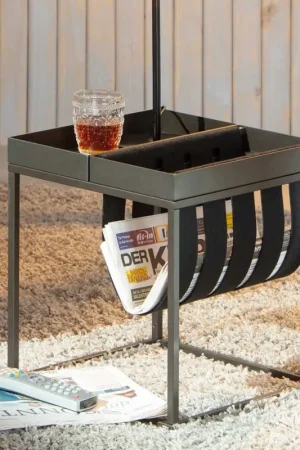 Voordeelprijs Bijzettafeltje Nubis 35x35 - antraciet