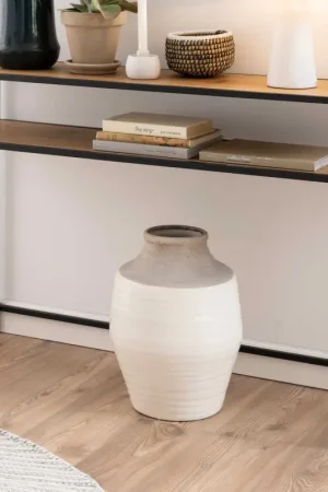 Koopje Sidetable Dover 120cm industrieel - zwart/wilde eik