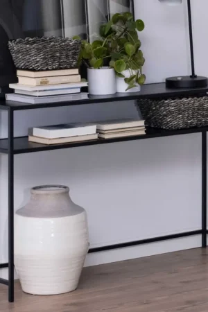 Sidetable Dover 120cm industrieel - zwart Weekendaanbieding