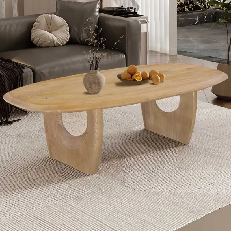 Snelle Levering Salontafel Braga - 130x70x40cm - massief mangohout