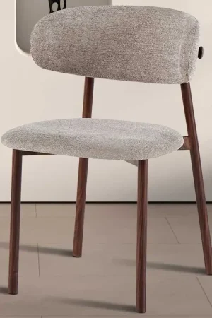Eetkamerstoel Coco - 53x52x78cm - metaal/zandkleurige stof Hete Deal