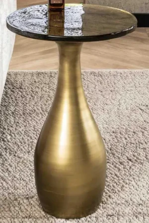 Eclipse Bijzettafel M - Antiek Goud Gereduceerde Prijs