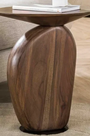 Art Solid Acacia Bijzettafel - Warmbruine Afwerking Actieprijs