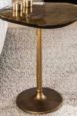 Koop Online Eclipse M Bijzettafel in Antiek Goud