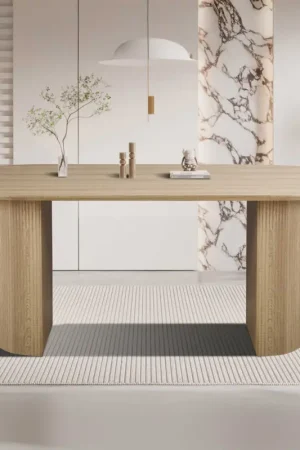 Ovale eettafel Lagos - 200x100x76cm - eikdecor Fabrieksprijs