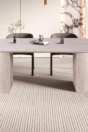 Meest Verkocht Ovale eettafel Lagos - 220x110x76cm - travertin