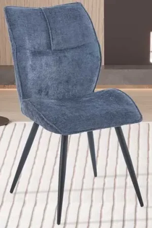 Gratis Retour Eetkamerstoel Faye - 49x65x89cm - blauw