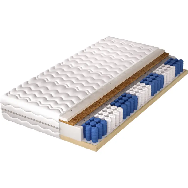 Matras 140x200 VIRGINIA LUX zak kokosnoot lateks Hoge Kwaliteit