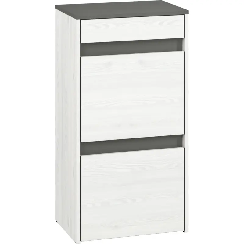 Superprijs Schoenenkast HAGA 04 dennenwit / antraciet