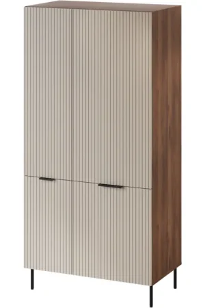 Bestseller Kledingkast ATOS 05 warmia-notenhout / kasjmier