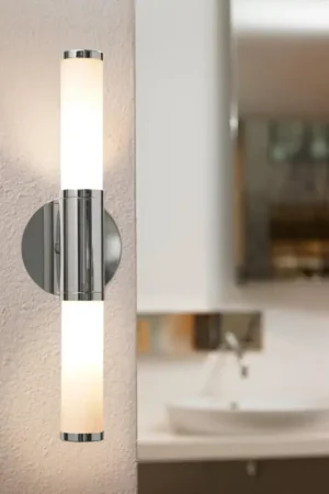 Eglo - Badkamerwandlamp 2xE14/40W/230V IP44 Betaalbaar