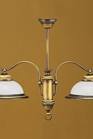 Jupiter 12 - OZ-2 - Kroonluchter met opaalglas 2xE27/60W/230V Exclusieve Aanbieding