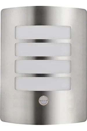 Beste Prijs Buitenlamp MEMPHIS met sensor, roestvrij staal, IP44