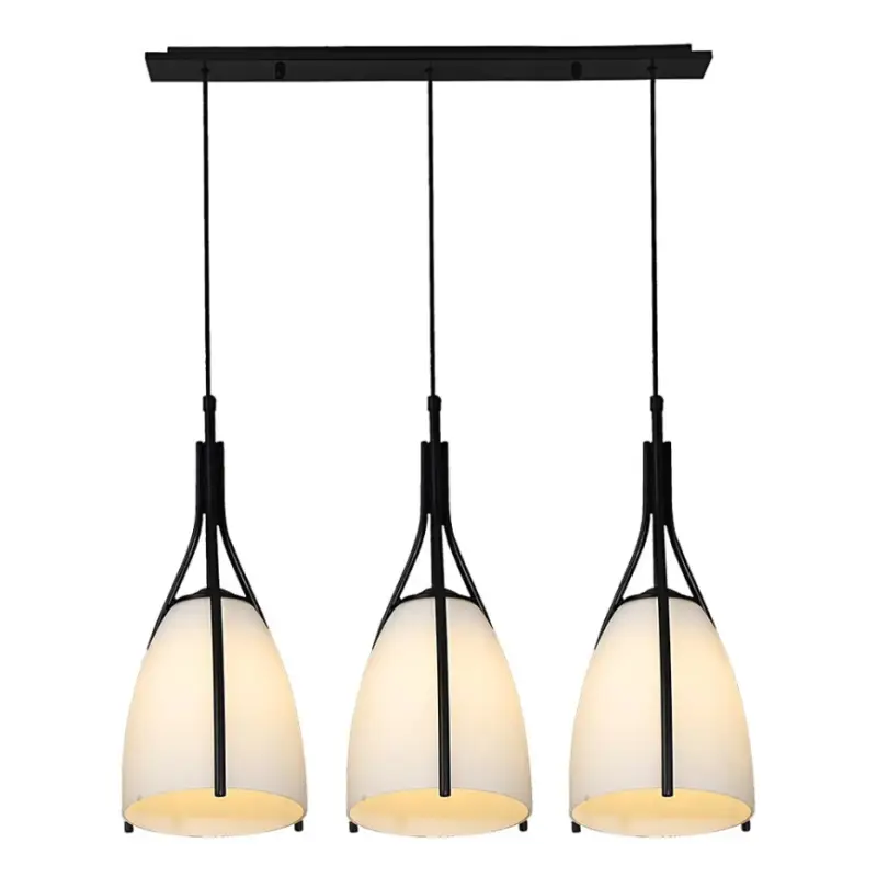 Luxera 61302 - Hanglamp aan koord ZORZO 3xE27/60W/230V Meest Verkocht