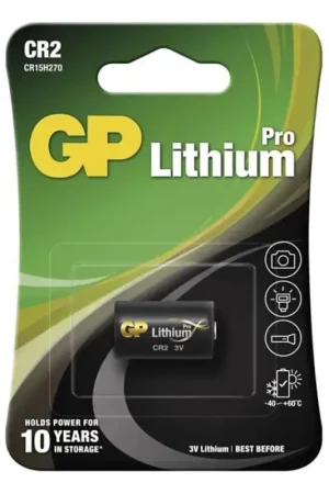 Lithium batterij CR2 GP LITHIUM 3V/800 mAh Flitsaanbieding