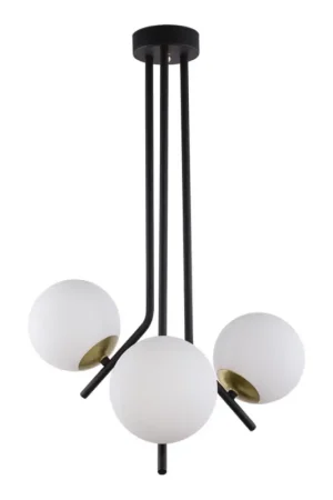 Gratis Retour Jupiter 1732 - Hanglamp met vaste pendel TIM 3xE14/40W/230V koperen