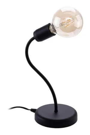 Alleen Vandaag Jupiter 1673 - Tafellamp LUCE 1xE27/60W/230V zwart