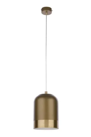 Favoriet Jupiter 1648 - Hanglamp aan koord DIXON 1xE27/60W/230V koperen/wit