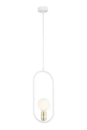 Jupiter 1821 - PI1 E27 - Hanglamp aan koord PONTI 1xE14/40W/230V wit Merkproduct