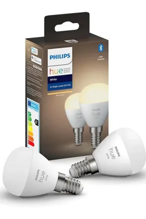 SET 2x LED Dimbare lamp Philips Hue WIT P45 E14/5.5W/230V 2700K Finale Uitverkoop