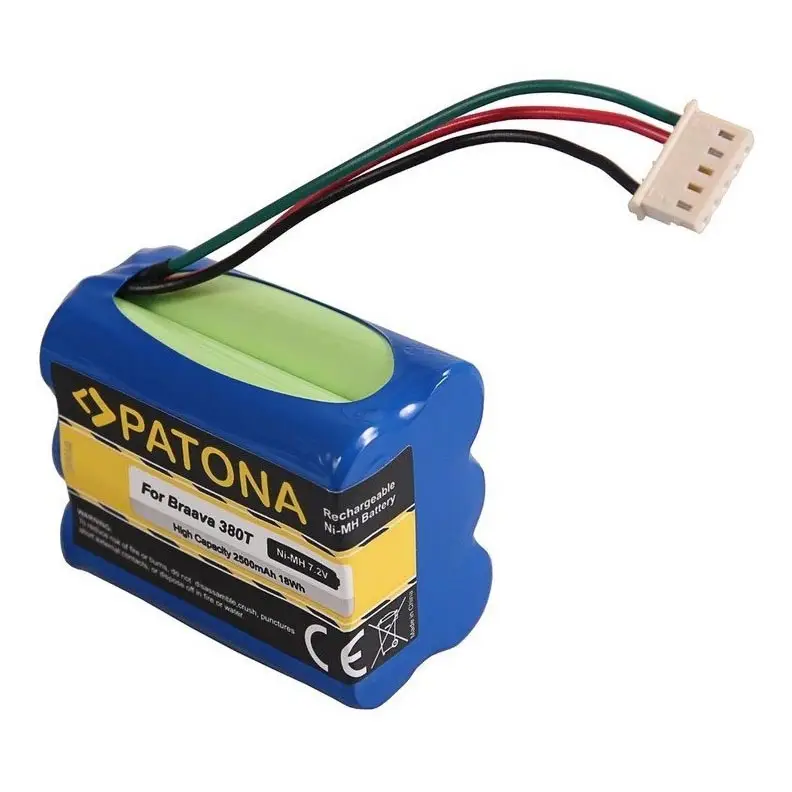 PATONA - Batterij iRobot Braava 380T/390T 2500mAh 7,2V Koop Online