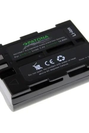 PATONA - Batterij Nikon EN-EL3e 2000mAh Li-Ion Premium Seizoensaanbieding