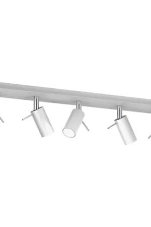 Spot PRESTON 5xGU10/40W/230V wit/chroom Hoge Kwaliteit
