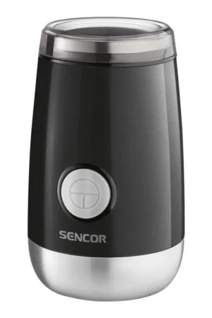 Sencor - Elektrische koffiebonenmolen 60 g 150W/230V zwart/mat chroom Goedkoop