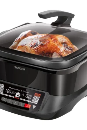 Sencor - Multifunctionele Frituurpan met Accessoires 1800W/230V 18 functies 4,8l Must-Have