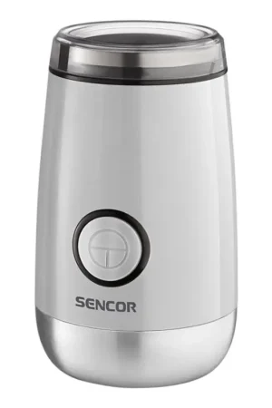 Direct Beschikbaar Sencor - Elektrische koffiebonenmolen 60 g 150W/230V wit/mat chroom