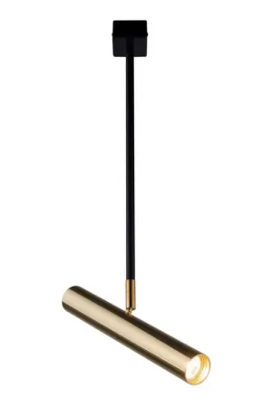 Aanbieding Amplex - Hanglamp met vaste pendel 1xGU10-MR11/15W/230V zwart/messing
