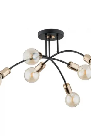 Aan plafond gevestigde hanglamp LANTI 6xE27/60W/230V Exclusieve Aanbieding