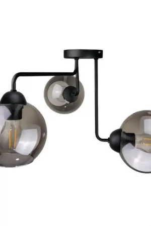 Aan plafond gevestigde hanglamp OSMO 3xE27/60W/230V zwart Direct Beschikbaar