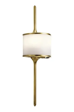 Dagaanbieding Kichler - LED Badkamer wandlamp MONA 2xG9/3,5W/230V IP44 messing