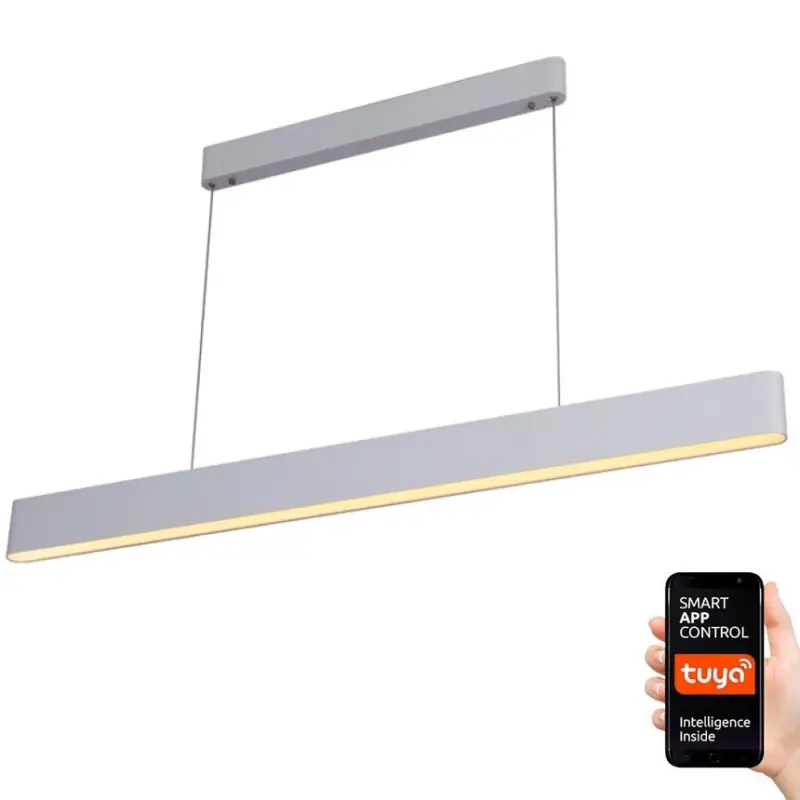 Seizoensaanbieding Immax NEO 07157-W120X - LED RGB+CCT Dimbare hanglamp aan een koord MILANO LED/40W/230V Tuya wit