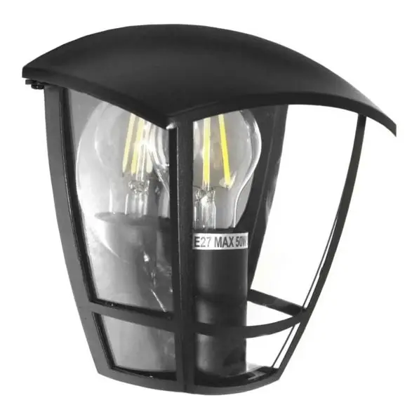 Wandlamp voor buiten JULIA 1xE27/50W/230V IP54 zwart Finale Uitverkoop