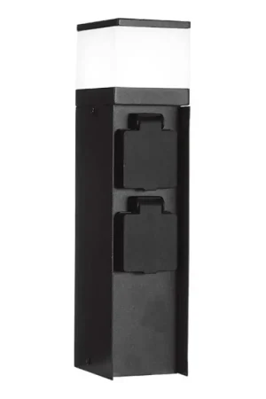Buitenlamp met 2 stopcontacten 1xG9/11W/230V IP44 Lage Prijs