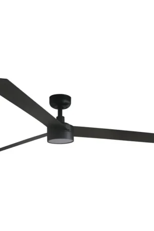 Lage Kosten FARO 34293-1TW - LED-dimbare plafondventilator CRUISER XL LED/18W/230V 2700/3000/4000K Ø 160 cm zwart + afstandsbediening