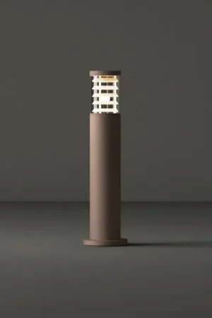 Exclusieve Aanbieding Ideal Lux - Buitenlamp TRONCO 1xE27/42W/230V 60 cm IP65 bruin