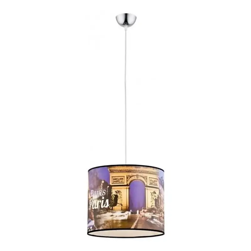 Alleen Vandaag Argon 3334 - Hanglamp aan een koord CITY 1xE27/15W/230V