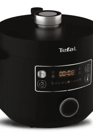 Laatste Kans Tefal - Multifunctionele elektrische kookpan TURBO CUISINE 4,8 l 1090W/230V zwart