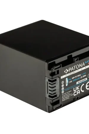 PATONA - Accu Sony NP-FV100 3090mAh Li-Ion Platinum met USB-C opladen Must-Have