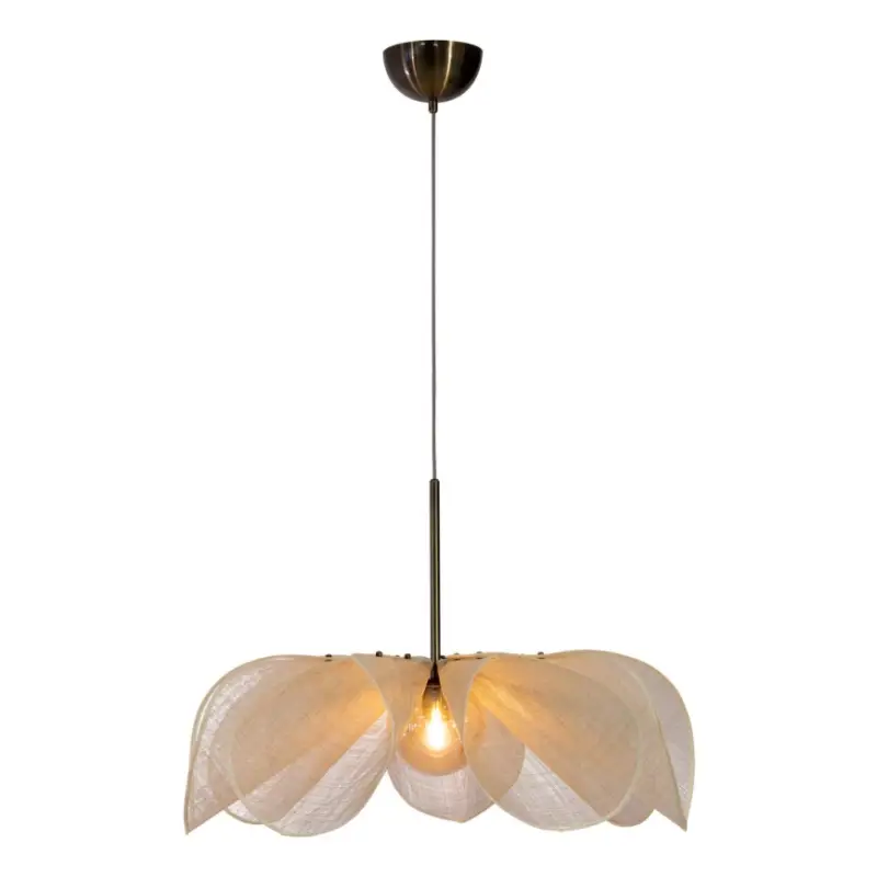 Markslöjd 108661 - Hanglamp aan een koord STYRKA 1xE27/40W/230V diameter 75 cm beige Favoriet