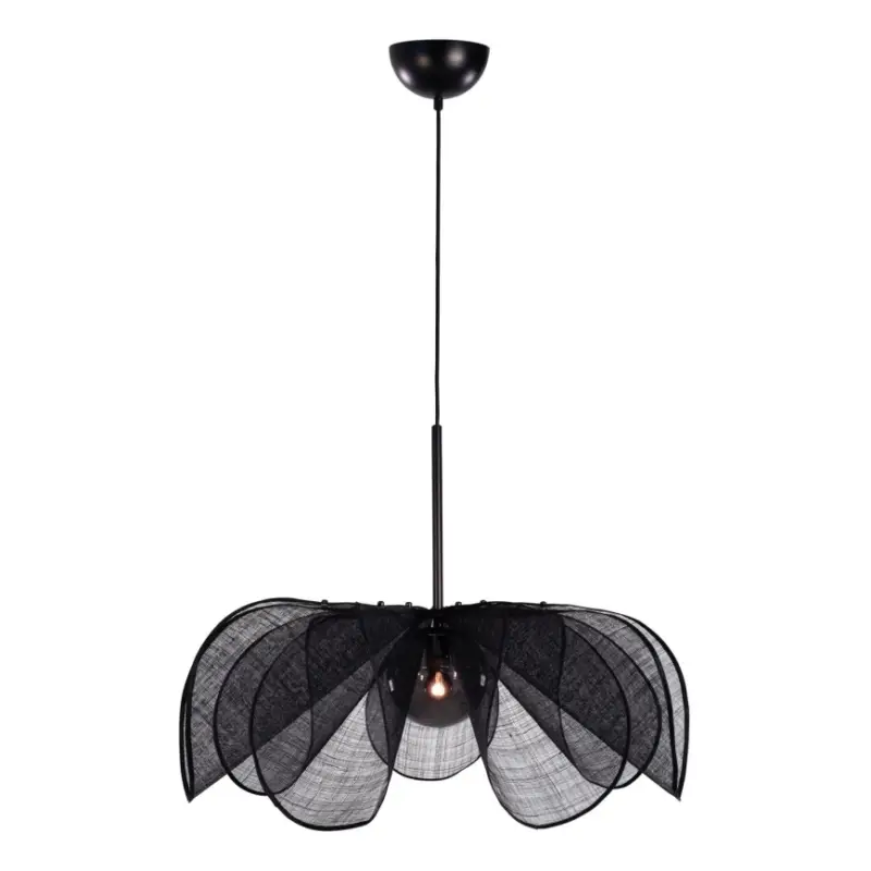 Markslöjd 108662 - Hanglamp aan een koord STYRKA 1xE27/40W/230V diameter 75 cm zwart Shop Nu