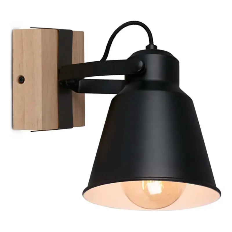 Must-Have Brilo - Wandspot TALLE1xE27/40W/230V rubberen boom