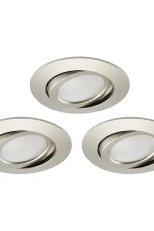 Betrouwbaar Brilo - SET 3x LED dimbare badkamer inbouwspot LED/5W/230V IP23 mat chroom