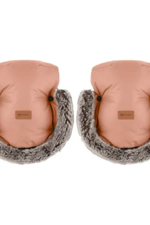 Lage Prijs PETITE&MARS - Kinderwagen handwarmer FURRY Pastel Peach
