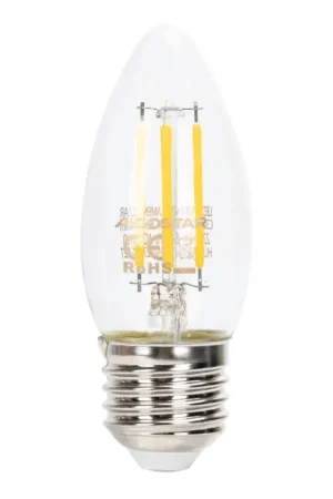 Gecertificeerd Dimbare LED Lamp FILAMENT C35 E27/4W/230V 2700K - Aigostar